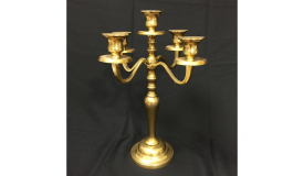 16" Gold Candelabra