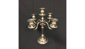 12" Silver Candelabra