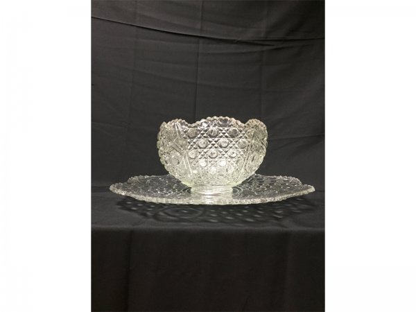 crystal punch bowl