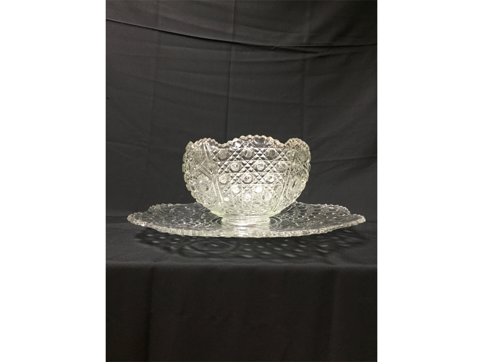 crystal punch bowl