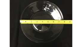Glass Salad Plate