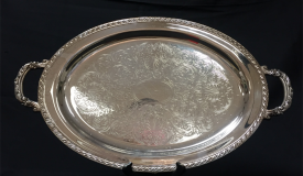 Silver Oval Tray