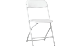 White Samsonite Chair