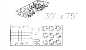 30' x 75' Frame Tent