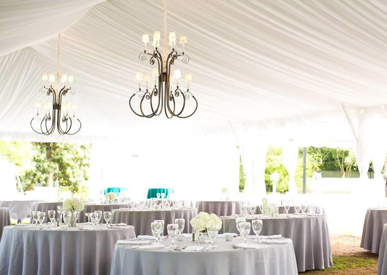 Lined Frame with Wrought Iron Chandeliers (2)