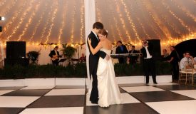 12' x 16' Black and White OR Hardwood Dance Floor