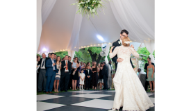 12' x 12' Black and White OR Hardwood Dance Floor