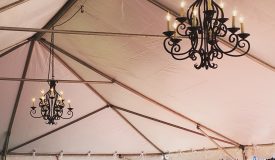 Decorative Wrought Iron Chandelier - Small