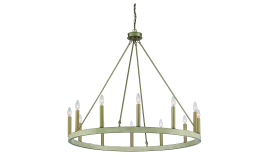 Wagon Wheel Chandelier