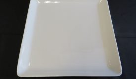 White Square Serving Tray - 14.25"