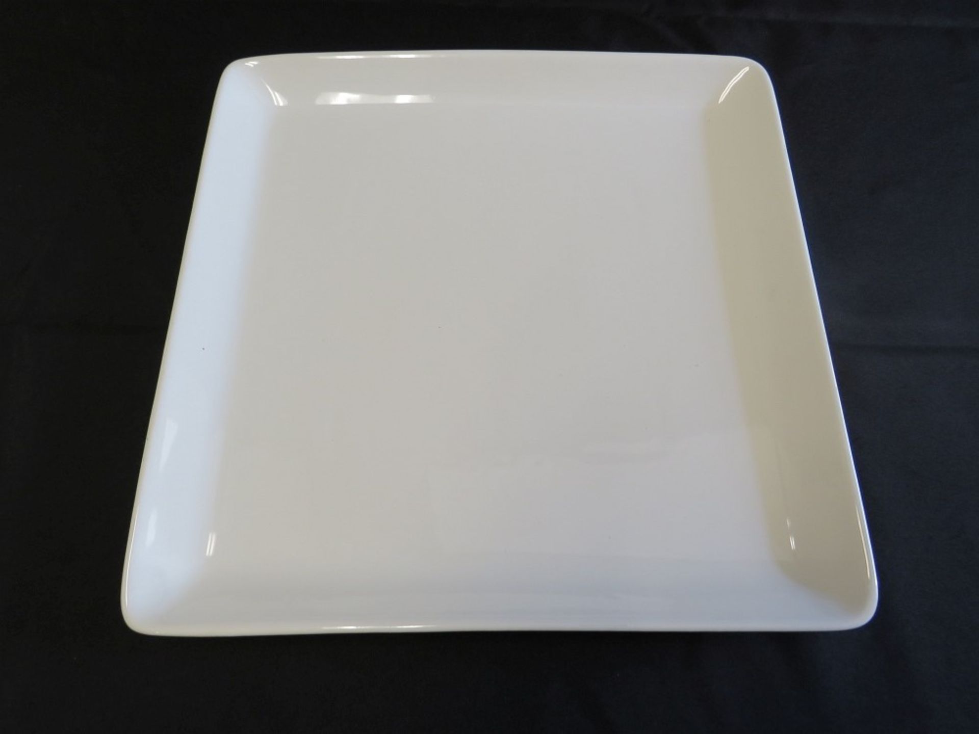 White square serving